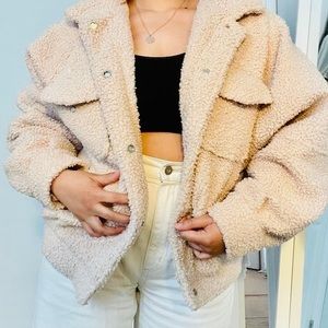 ardene teddy coat